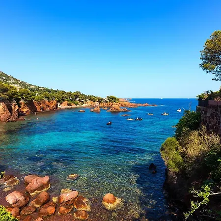 4p Vue Piscine St Raphael Valescure - Au Coeur Des Golfs Daire *